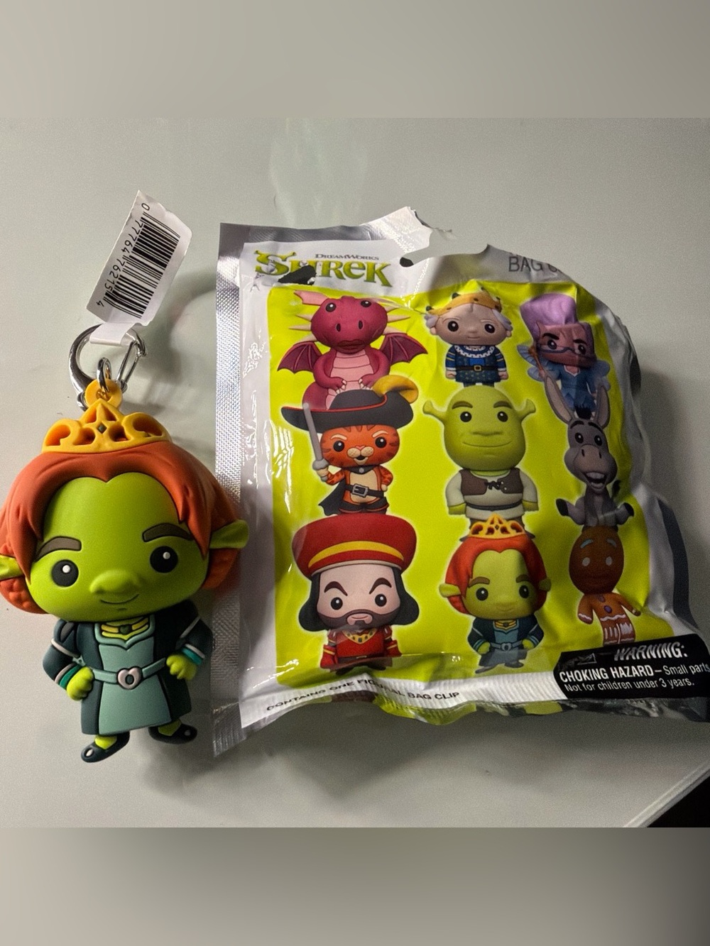 Princess Fiona Green Keychain Figure - Official Shrek Collectible